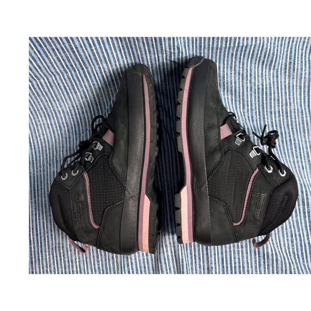 Timberland Womens Euro‎ Mid Waterproof Lace Up Hiking Nubuck Boots A2K2Q Size 8 - Picture 11 of 13
